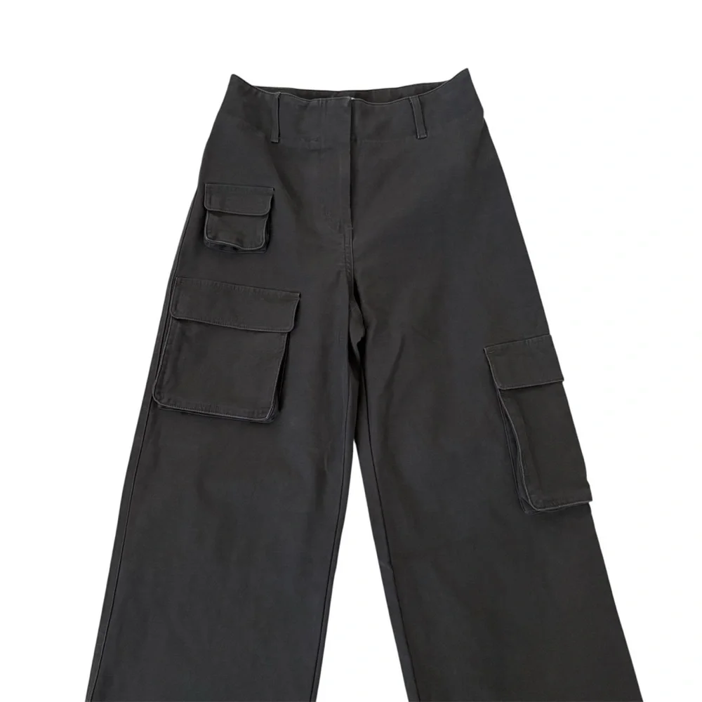 Aritzia Wilfred Free Picture Cargo Dark Grey Pants size 0 - Picture 3 of 8